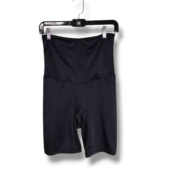 Flexees Black Body Shaper High Waist Shorts Support - Picture 2 of 8